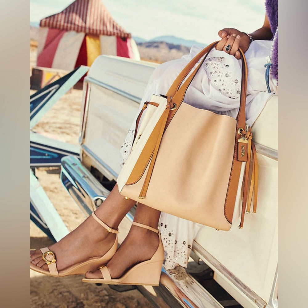Coach 1941 Harmony Hobo In Colorblock NWT - Picture 4 of 17